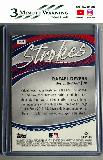 2024 Topps Chrome #S-16 Rafael Devers Strokes