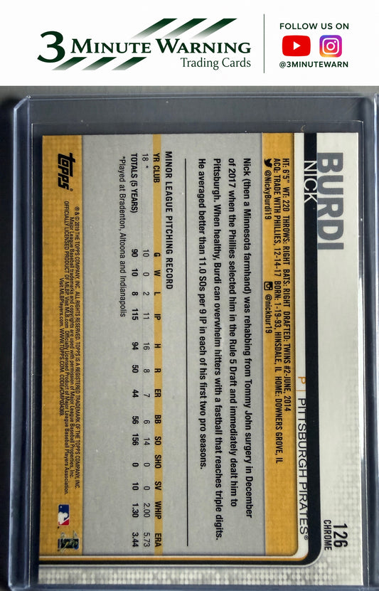 2019 Topps Chrome #126 Nick Burdi