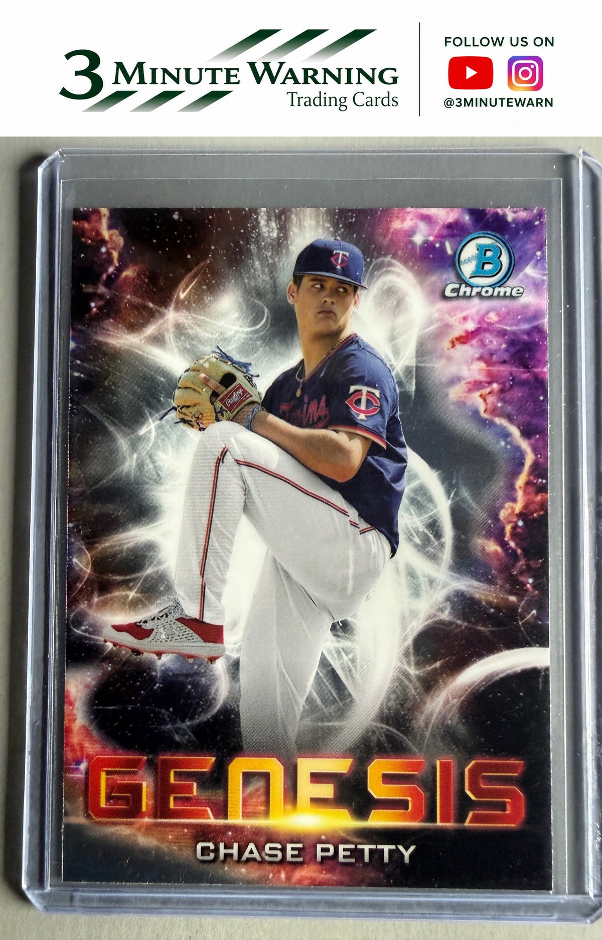 2021 Bowman Draft #GNS-9 Chase Petty Genesis