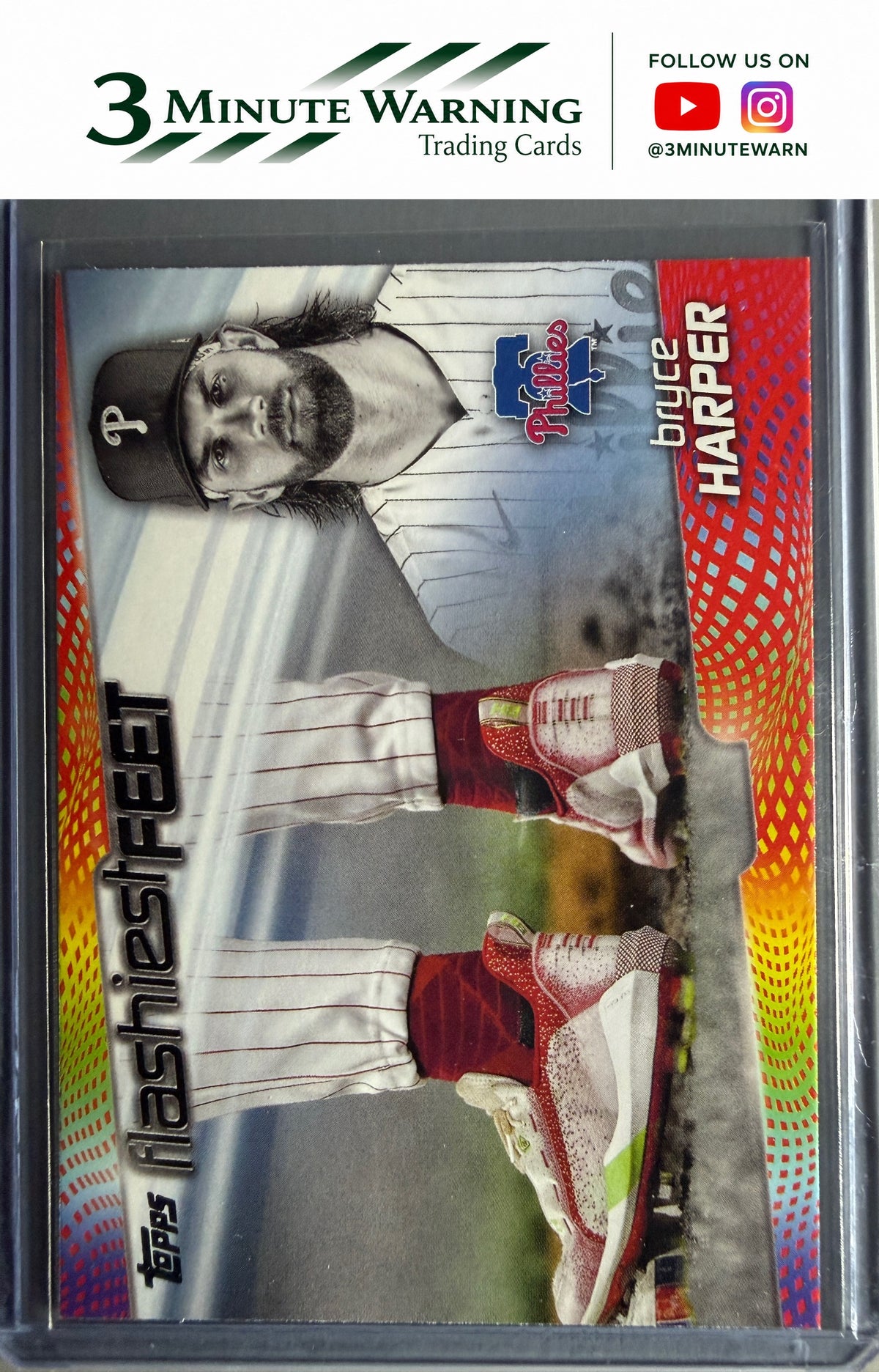 2022 Topps #FF-2 Bryce Harper Flashiest Feet