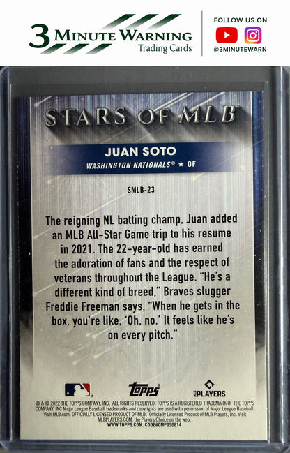 2022 Topps #SMLB-23 Juan Soto Stars of MLB