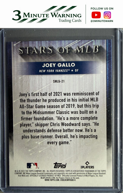 2022 Topps #SMLB-21 Joey Gallo Stars of MLB
