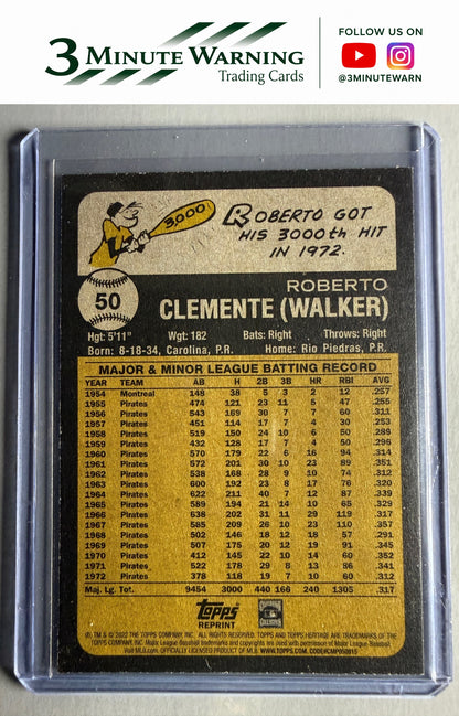 2022 Topps Heritage #50 Roberto Clemente