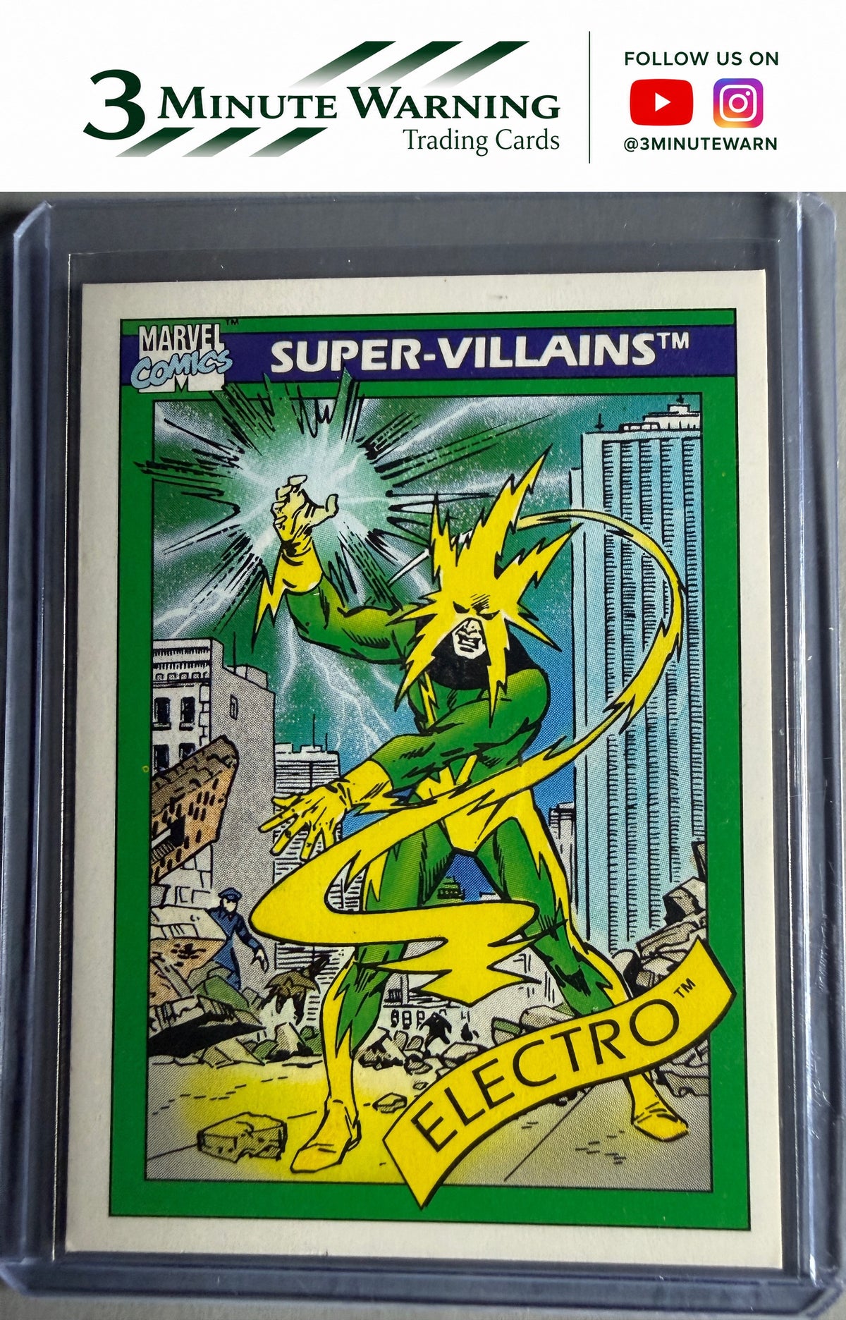 1990 Impel Marvel Universe #58 Electro