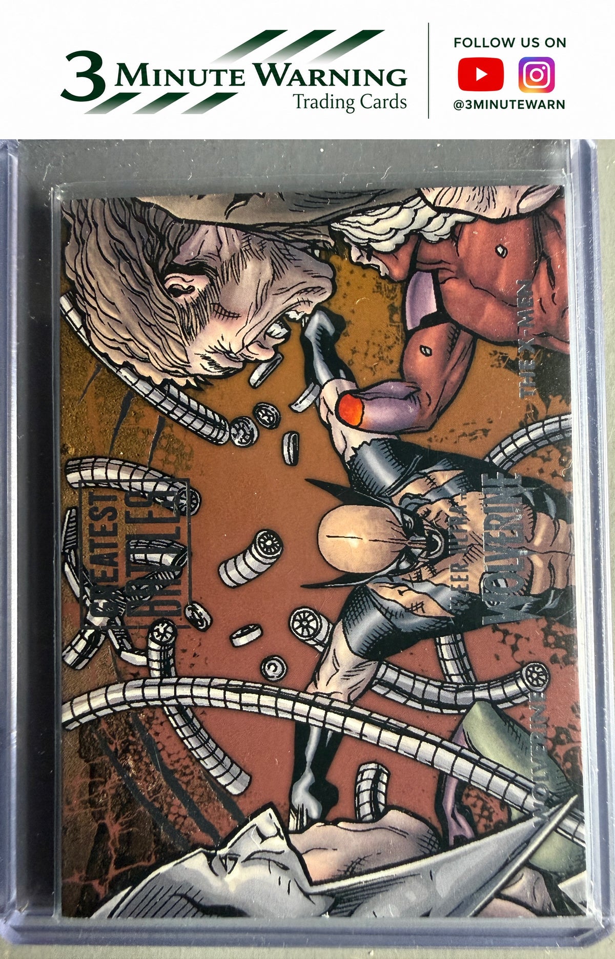 2023 Fleer Ultra Marvel Wolverine #GB-21 Wolverine vs. The X-Men