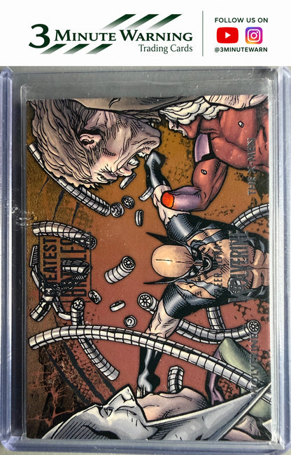 2023 Fleer Ultra Marvel Wolverine #GB-21 Wolverine vs. The X-Men