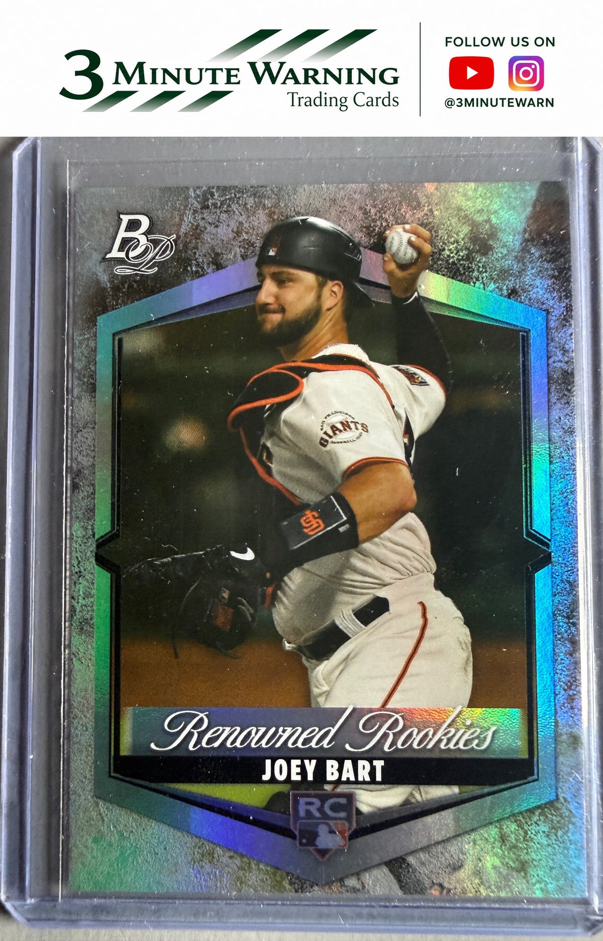 2021 Bowman Platinum #RR-5 Joey Bart Renowned Rookies
