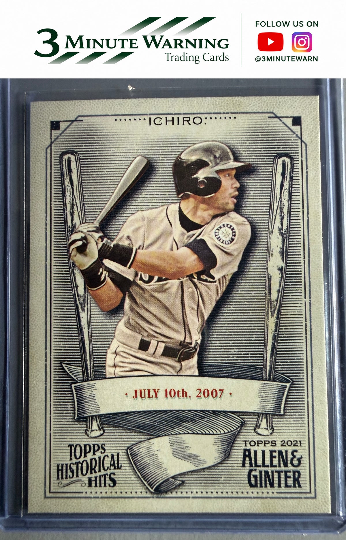2021 Topps Allen & Ginter #HH-34 Ichiro Historical Hits