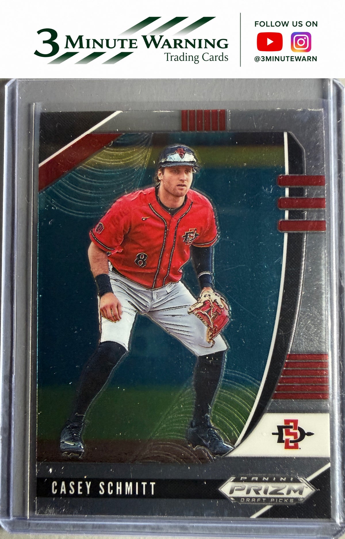 2020 Panini Prizm Draft Picks #PDP49 Casey Schmitt