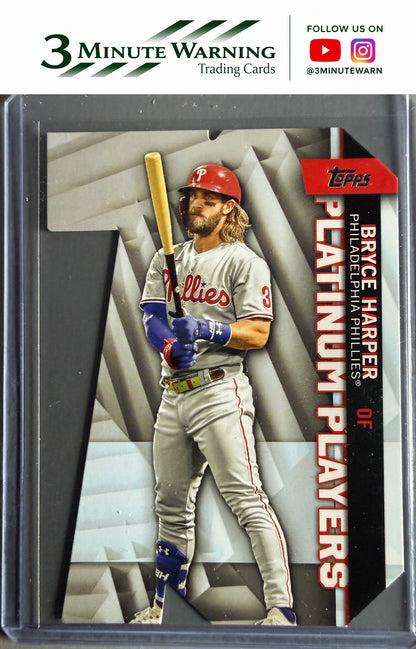 2021 Topps #PDC-31 Bryce Harper Platinum Players Die Cut
