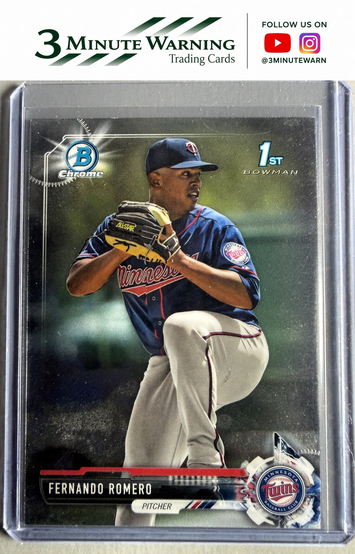 2017 Bowman #BCP134 Fernando Romero Chrome Prospects