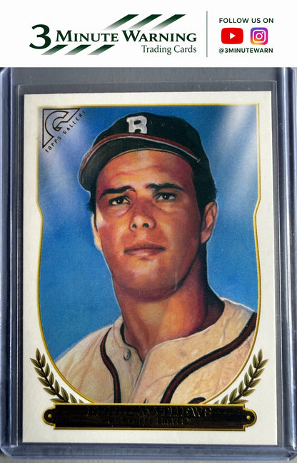 2018 Topps Gallery #HOF-5 Eddie Mathews Hall of Fame Gallery