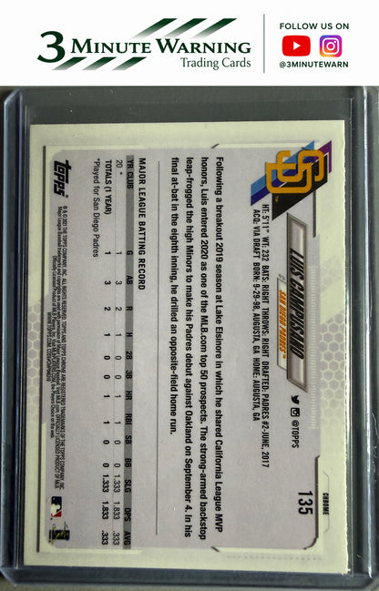 2021 Topps Chrome #135 Luis Campusano