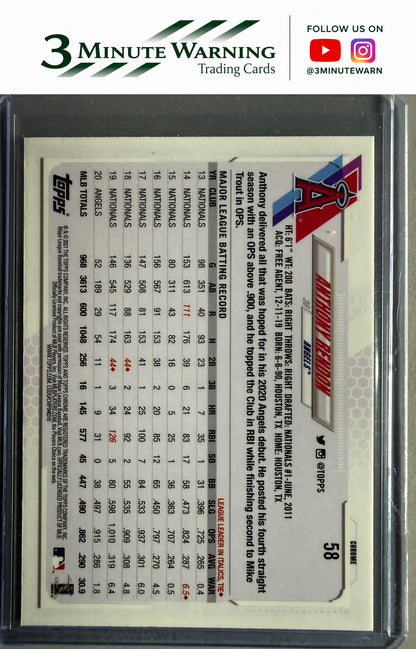 2021 Topps Chrome #58 Anthony Rendon