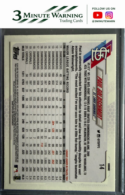 2021 Topps Chrome #14 Paul Goldschmidt