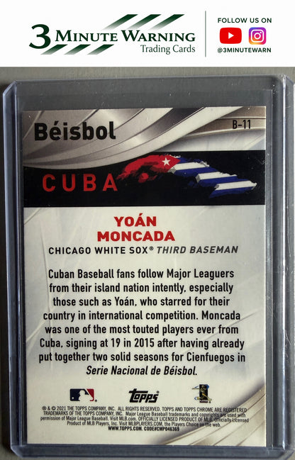 2021 Topps Chrome #B-11 Yoan Moncada Beisbol