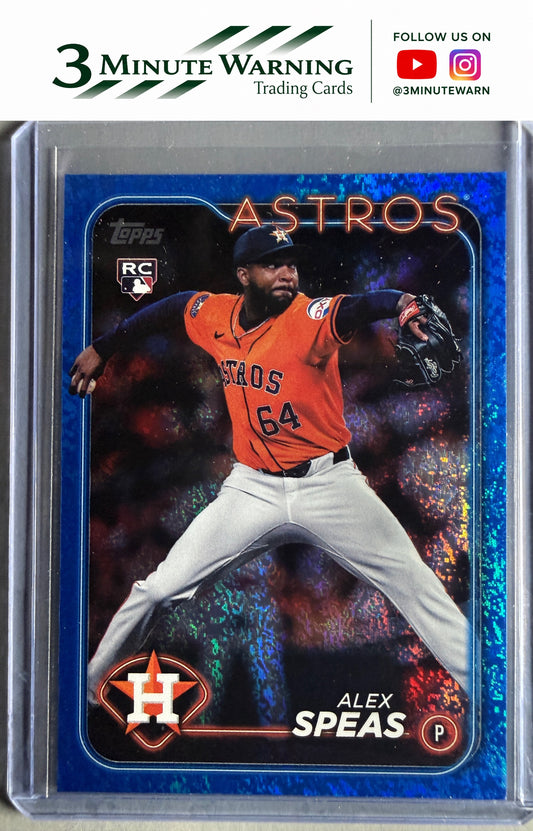 2024 Topps Update #US222 Alex Speas Blue Holofoil #/999