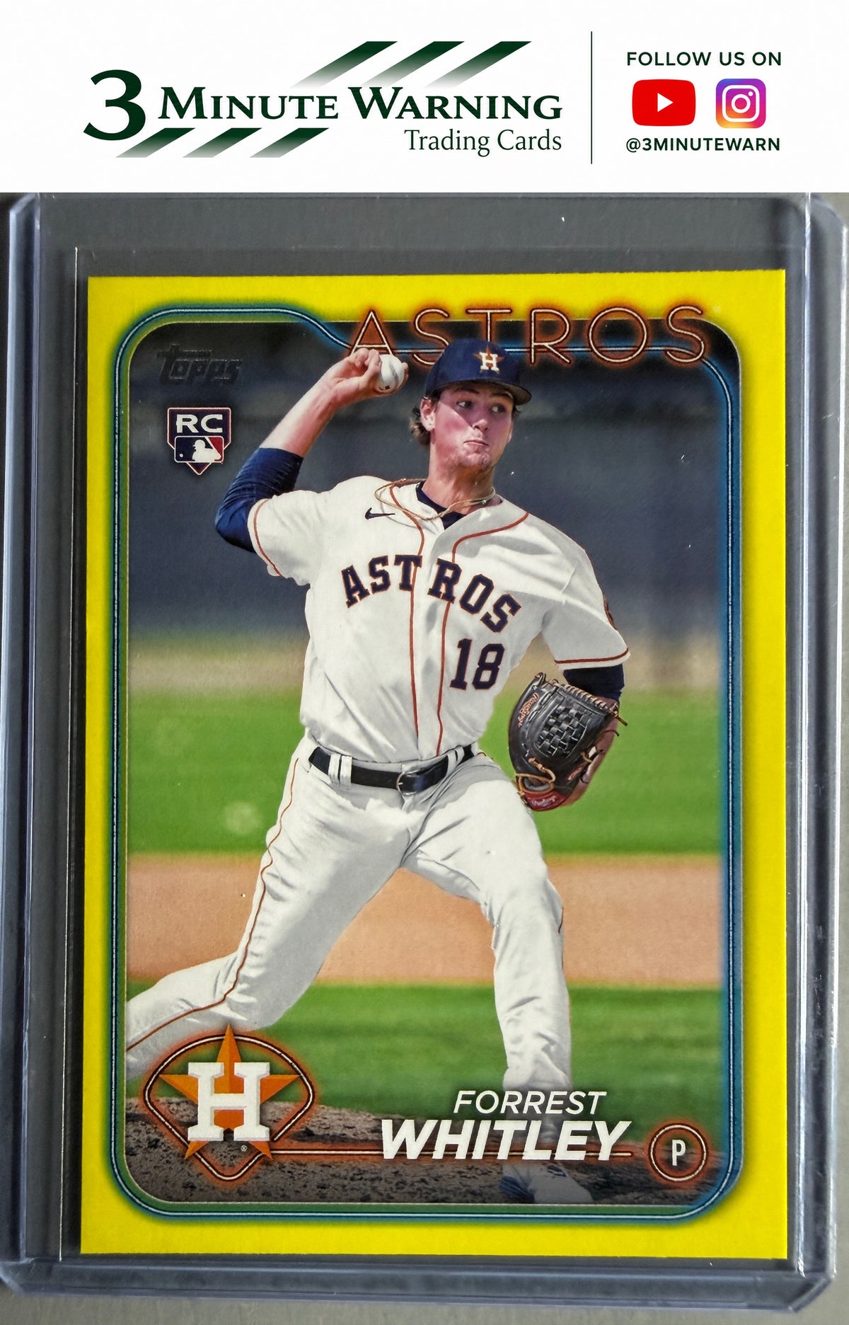 2024 Topps Update #US61 Forrest Whitley Yellow