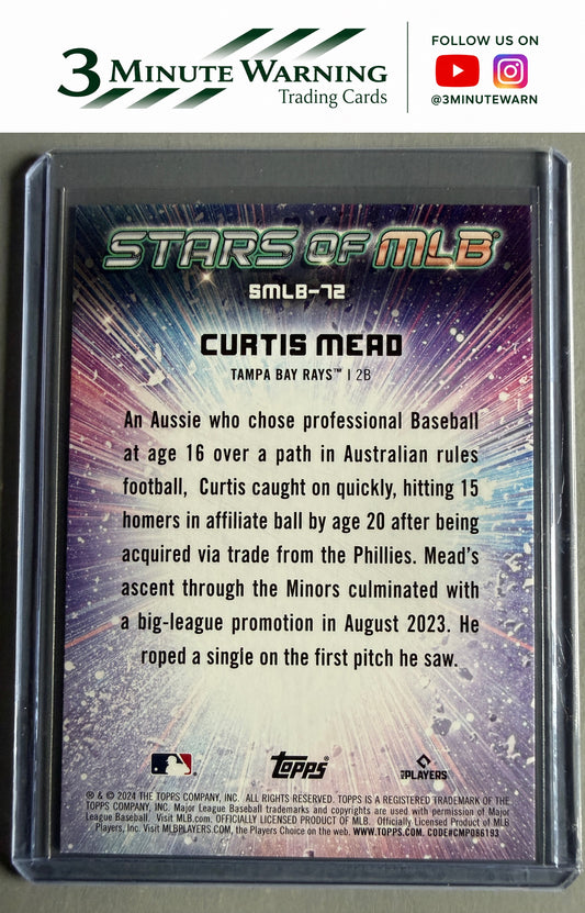 2024 Topps Update #SMLB-72 Curtis Mead Stars of MLB