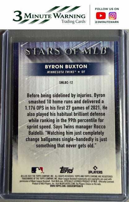 2022 Topps #SMLBC-12 Byron Buxton Stars of MLB Chrome