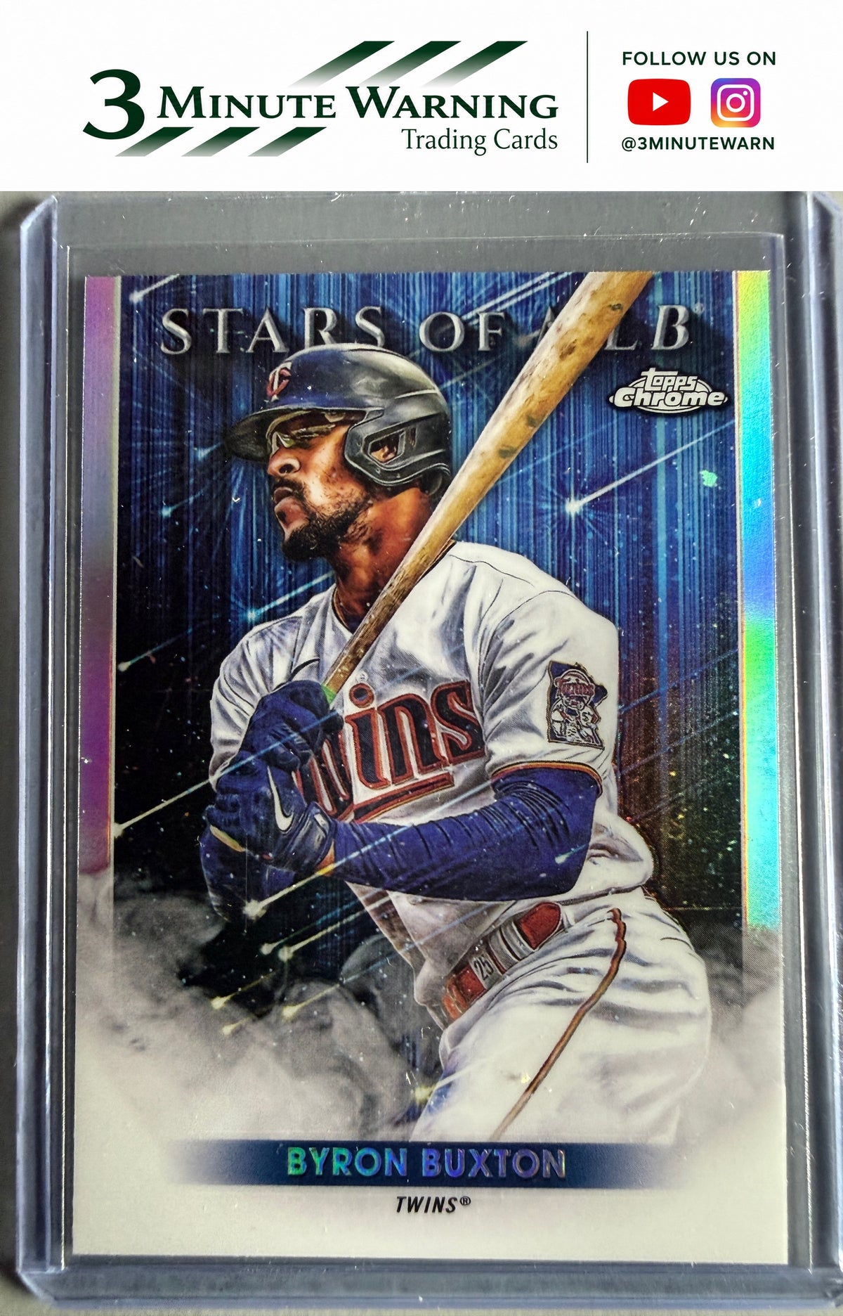 2022 Topps #SMLBC-12 Byron Buxton Stars of MLB Chrome