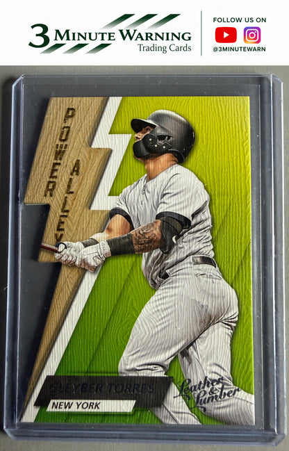 2019 Panini Leather & Lumber #PA-12 Gleyber Torres Power Alley