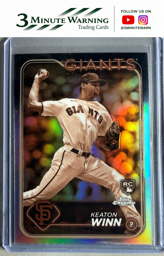 2024 Topps Chrome #208 Keaton Winn Sepia Refractor