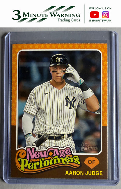 2024 Topps Heritage #NAP-15 Aaron Judge New Age Performers