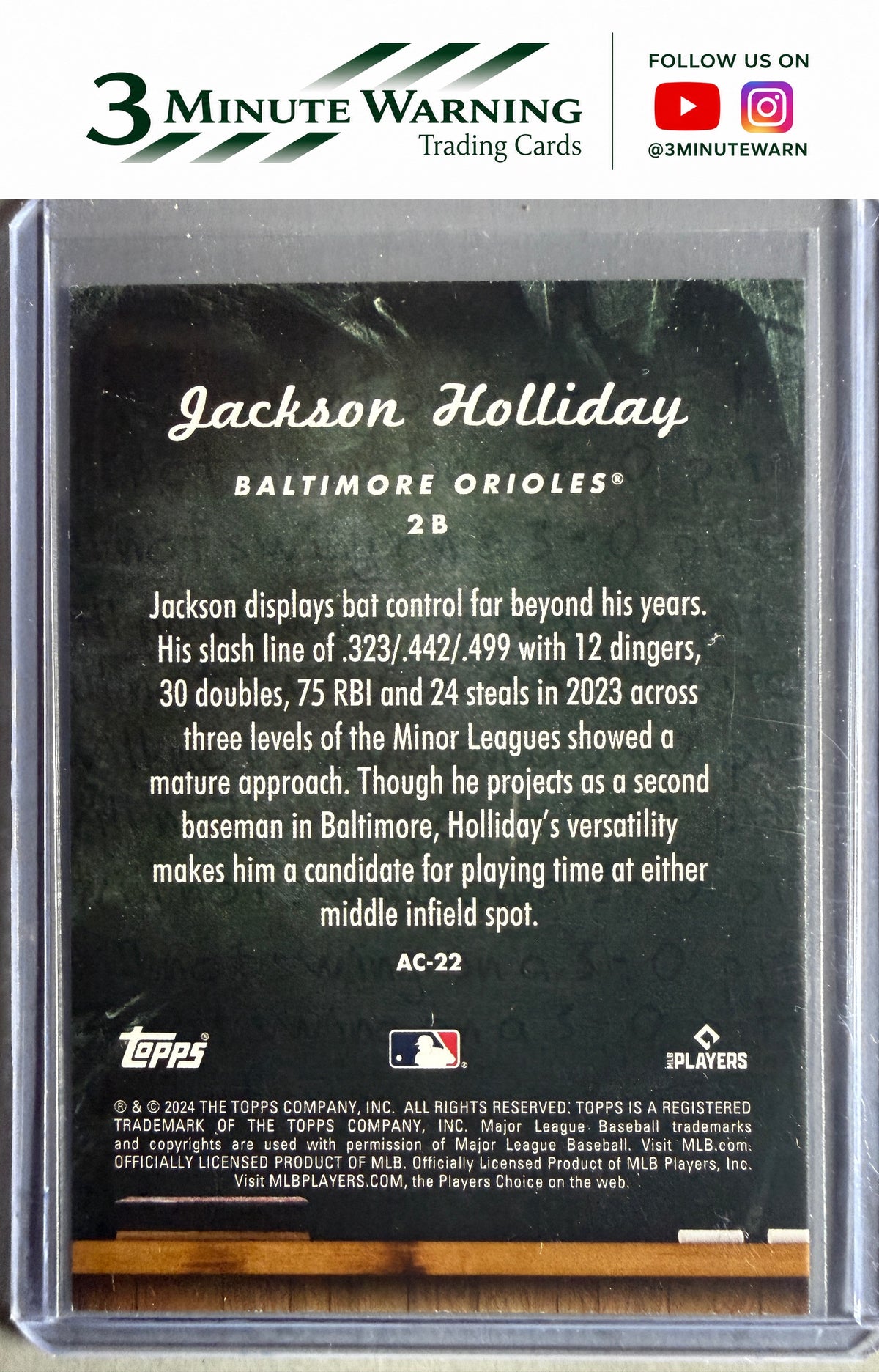 2024 Topps Update #AC-22 Jackson Holliday All Class