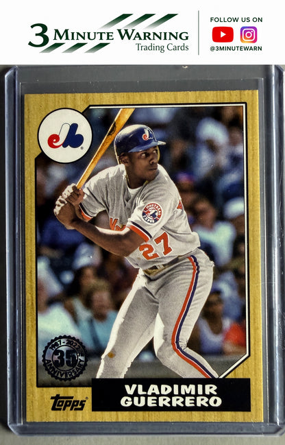 2022 Topps #T87-6 Vladimir Guerrero 1987 Topps Baseball  (Series One)