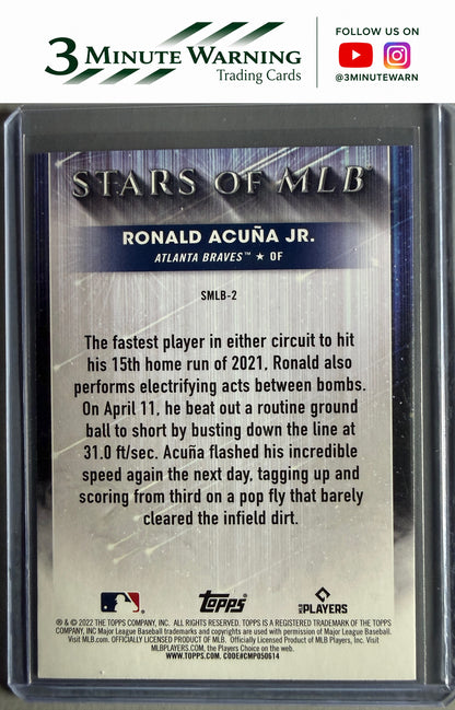 2022 Topps #SMLB-2 Ronald Acuña Jr. Stars of MLB