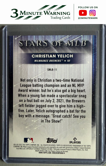 2022 Topps #SMLB-11 Christian Yelich Stars of MLB