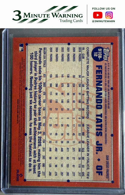 2026 Topps Chrome #91CB-12 Fernando Tatis Jr. 1991 Topps Anniversary