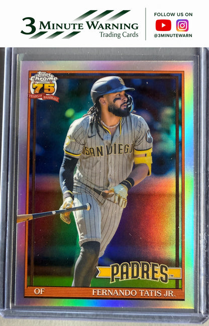 2026 Topps Chrome #91CB-12 Fernando Tatis Jr. 1991 Topps Anniversary