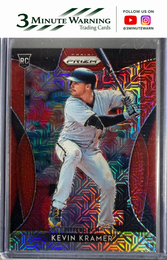 2019 Panini Prizm #176 Kevin Kramer Red Mojo Prizm #/299