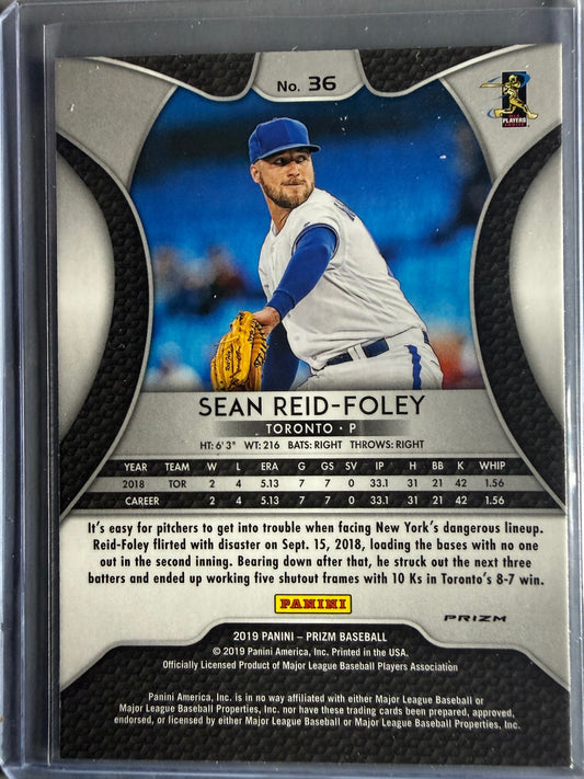 2019 Panini Prizm #36 Sean Reid-Foley Cosmic Haze Prizm