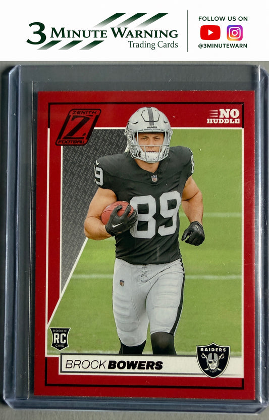 2024 Panini Zenith #115 Brock Bowers No Huddle