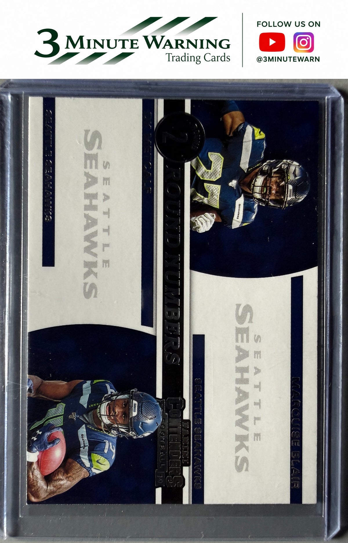 2019 Panini Contenders #RN-BM DK Metcalf / Marquise Blair Round Numbers