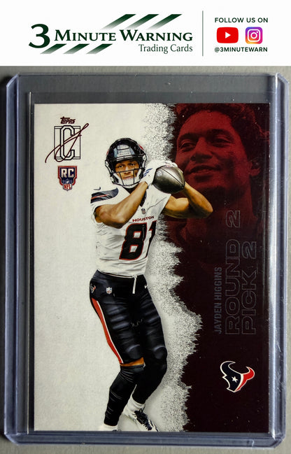 2025 Topps Signature Class #122 Jayden Higgins