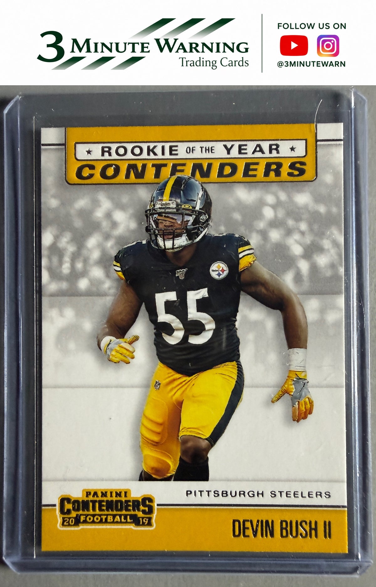 2019 Panini Contenders #RYA-DB Devin Bush II Rookie of the Year Contenders