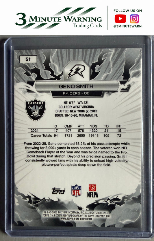2025 Topps Resurgence #51 Geno Smith
