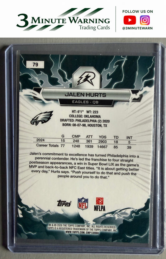 2025 Topps Resurgence #79 Jalen Hurts