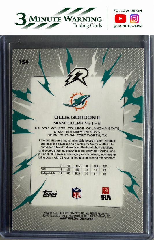 2025 Topps Resurgence #154 Ollie Gordon II