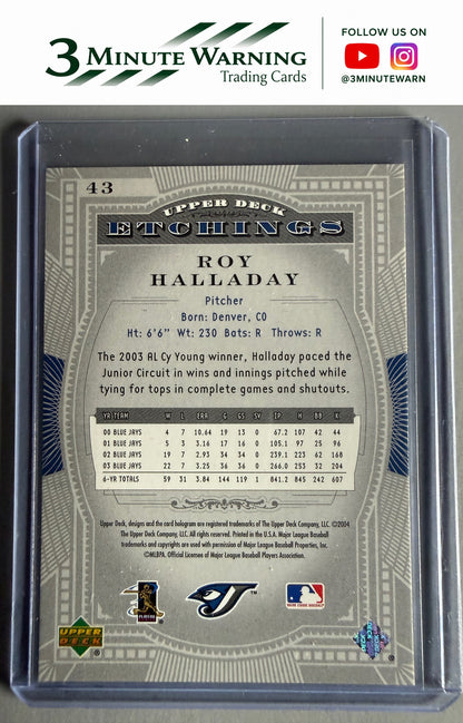 2004 Upper Deck Etchings #43 Roy Halladay