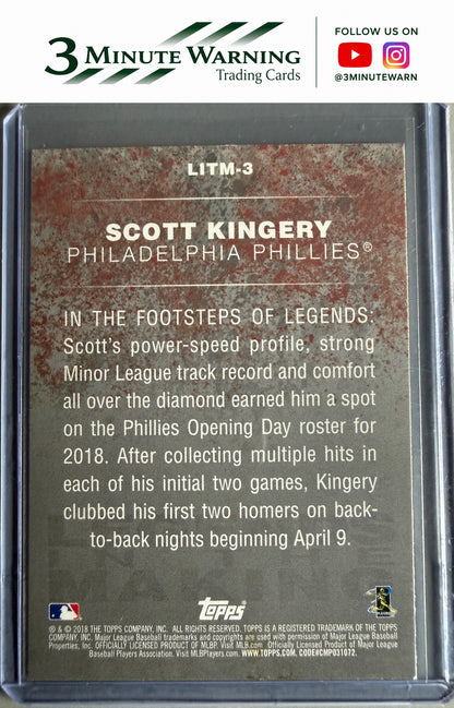 2018 Topps Update #LITM-3 Scott Kingery Legends in the Making