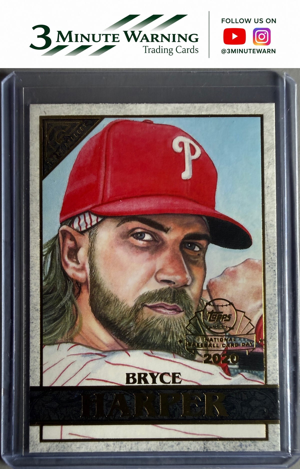 2020 Topps Chrome #GP-6 Bryce Harper Topps Gallery NBCD Preview