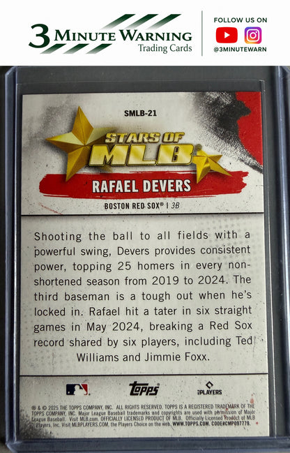 2025 Topps #SMLB-21 Rafael Devers Stars of MLB