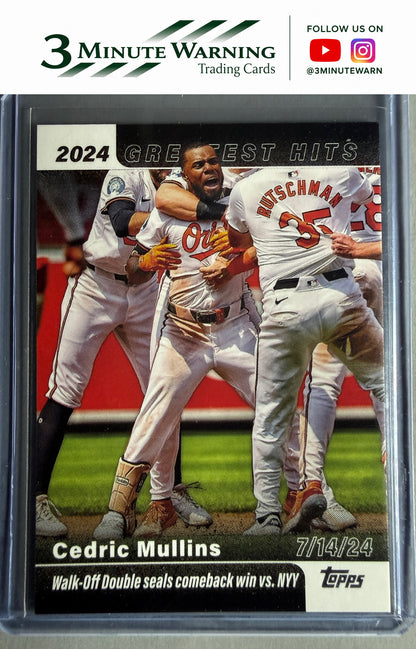 2025 Topps #GH-20 Cedric Mullins 2024 Greatest Hits