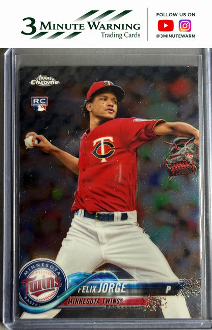 2018 Topps Chrome #127 Felix Jorge