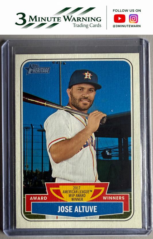 2018 Topps Heritage #AW-1 Jose Altuve Award Winners